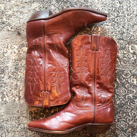 Code West cowboy leather boots - Picture 1 of 12